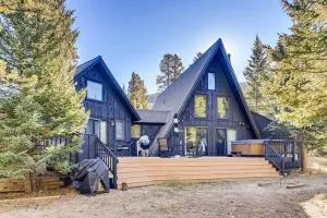 *Pink Moon Blue River* Retro A-Frame - Blue River