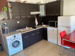 The modern apartment in the ancient city