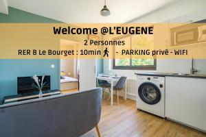 Appartements L'Eugene - 10min du RER B Le Bourget, Parking, Wifi : photos des chambres