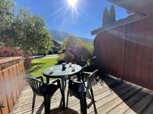 Appartements Studio Cabine Praz-sur-Arly - 4 pers, Terrasse, Piscine, Parking, Proche village et pistes - FR-1-603-63 : photos des chambres