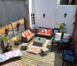 Appartements IDEAL- En plein milieu du PORT de ST GOUSTAN a AURAY- Grand T2 - 50M2 -Belle Terrasse : photos des chambres