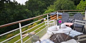 Grande chambre SDB privée avec balcon
