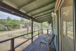 Direct Trail Access and Deck Bright Pine Cabin!