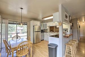 Direct Trail Access and Deck Bright Pine Cabin!