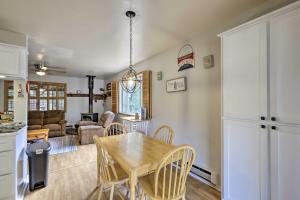 Direct Trail Access and Deck Bright Pine Cabin!