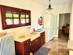 Spacious farmhouse with big yard and fireplace