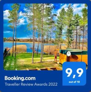 Makosieje Resort-komfortowy domek 20m od jeziora,ogrzewanie,wi-fi ,widok na jezioro