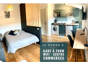 Appartements LE DUMON 6 - Studio NEUF CALME - WiFi - GARE 200m : photos des chambres