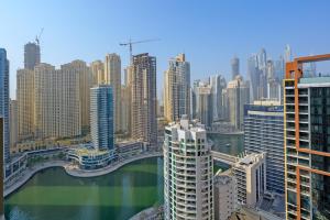 Marina Canal Views from the Balcony, Close to Marina Mall, The Address Residences, Dubai Marina by Deluxe Holiday Homes