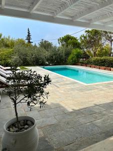 Saronida Boutique Villa Private Pool, Sea views, Lovely Gardens & Roof Terrace