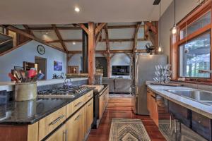 Spacious Riverfront Escape with Private Hot Tub