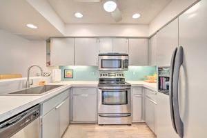 Old Florida Setting with Kayaks and Fishing Poles