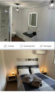 Villas VILLA PERLA SAINT-TROPEZ CAVALAIRE sur MER, 3-5 chambres, vue mer, piscine chauffee avril a octobre : photos des chambres