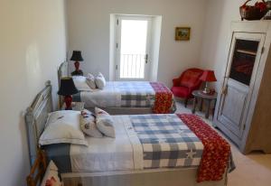 B&B / Chambres d'hotes La Bastide Neuve : Chambre Lits Jumeaux avec Vue