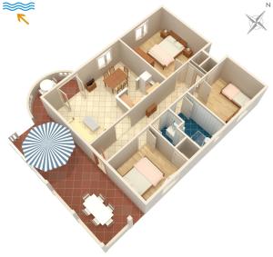 Apartments by the sea Splitska, Brac - 2923