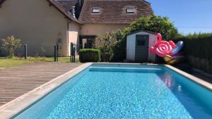 Maisons de vacances Gite de charme en Dordogne avec Piscine et jardin : photos des chambres