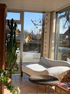 Helle Wohnung mit Wintergarten, Terrasse und Garten