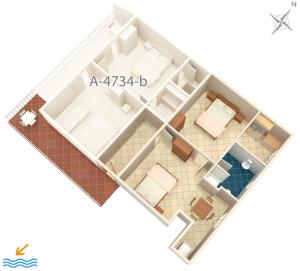 Apartment Podaca 4734c