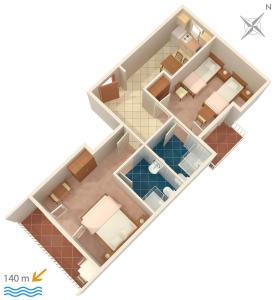 Apartment Brela 2752b