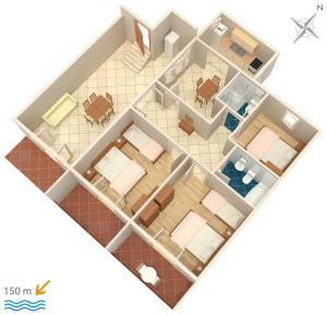 Apartment Podgora 4332a