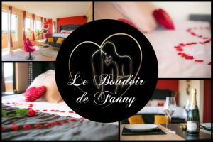 Appartements Le Boudoir de Fanny - Sauna/Balneo/cine/Hamacs : photos des chambres