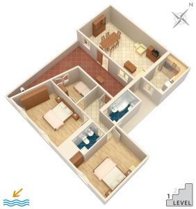 Holiday house with a swimming pool Mimice Omis 5262