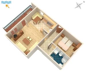 Apartments with a parking space Novi Vinodolski - 5514