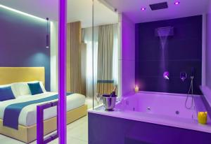 Chambre Lit King-Size Dépendance avec Baignoire Spa et Sauna