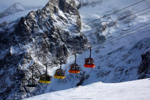 Appartements Appartement d'une chambre a Megeve a 500 m des pistes avec jardin clos et wifi : photos des chambres