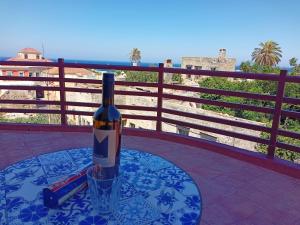 A medieval windmill tower in the heart of old town with magnificent view