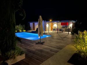 Villas Magnifique villa avec piscine chauffee, clim, cuisine d'ete : photos des chambres