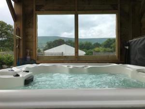 Stunning railway carriage with private hot tub