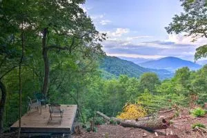 2 Decks and Views Spruce Pine Cabin on 8 Acres - Busick