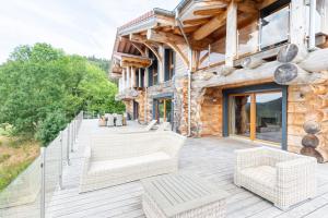 Maisons de vacances Chalet Whistler - Tout equipe - Terrasse : photos des chambres