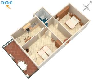 Apartments with a parking space Umag 7094