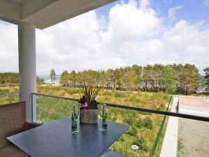 Dünenresidenz Prora - 1-Raum-Ferienwohnung mit Meerblick, 1 Schlafzimmer und Balkon NP-416