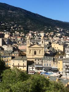 Appartements Appartement d'une chambre avec vue sur la mer terrasse amenagee et wifi a Bastia a 2 km de la plage : photos des chambres