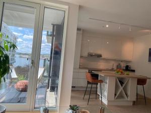 Exclusive apartment, sea view to Oslo fjord, located on water in Oslo center