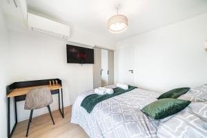 Appartements Baie de Monaco, Vue Mer, Terrasse, Parking Gratuit : photos des chambres