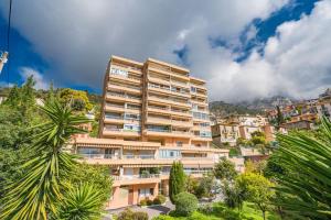 Appartements Baie de Monaco, Vue Mer, Terrasse, Parking Gratuit : Appartement 2 Chambres