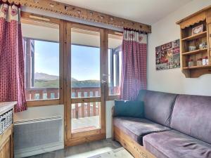 Studio cabine 4 personnes au pied des pistes avec balcon et parking, Belle Plagne - FR-1-455-216