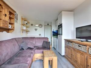 Studio cabine 4 personnes au pied des pistes avec balcon et parking, Belle Plagne - FR-1-455-216