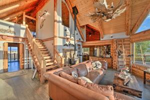 Stunning Driggs Retreat with Private Hot Tub and Pond!