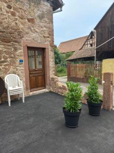 Appartements Gite de l'Abbatiale classe 3 etoiles au coeur de l'Alsace 1 a 6 personnes : photos des chambres