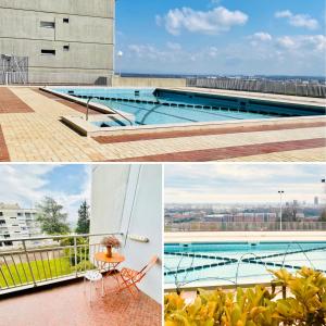 Appartements Studio Piscine et Tennis vue sur Lyon : photos des chambres