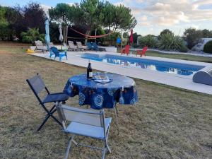 Appartements Gite 4 personnes avec piscine entre Saintes et Royan : photos des chambres