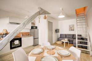 Appartements Le Villandry beautiful air-conditioned apartment in a typical building of : photos des chambres