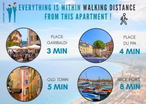 Nestor&Jeeves - LE PIERLAS - Place Garibaldi - Very close Old Town