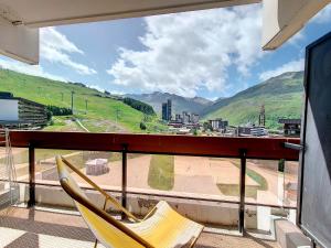 Studio lumineux avec balcon Sud, ski aux pieds, 24 m², 4 pers., parking gratuit - FR-1-344-945