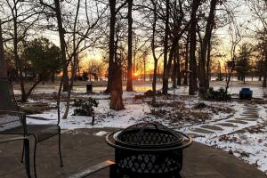 Entire lake house at Lake Fork with private bay, boat ramp, fishing light & 8 acres land